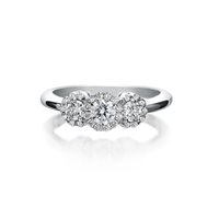 Anello Bibigi Donna Versailles in Oro bianco Diamante ANS3260B018 - ANS3260B018